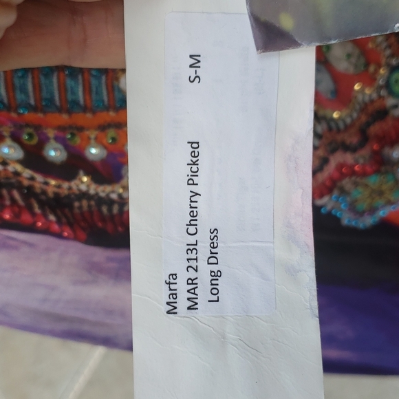 Exquisite Shahida Parides silk resort wear beaded dress - Picture 8 of 11